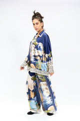 Santorini Art Printed Co-Ord Set