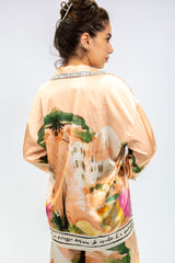 Peach Riviera Printed Co-Ord Set