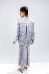 Floral Satin Lounge Set
