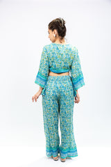 Blue Boho Printed Co-Ord Set