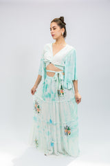 Mint Tie-Dye Boho Maxi Set