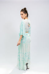 Mint Tie-Dye Boho Maxi Set