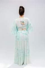 Mint Tie-Dye Boho Maxi Set