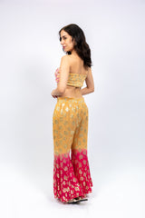 Golden Fuchsia Crochet Set