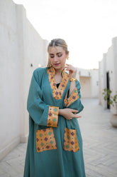 Glimmer Dress_Dark teal