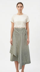 Sage Wrap Skirt