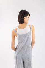 Striped Grey Jumpsuit