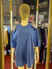 amina abutaleb- Rose Drop Shirt