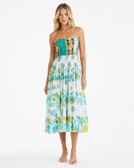 Amalfi Lemon Patchwork Dress