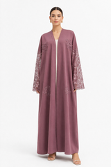 Lace Sleeve Abaya