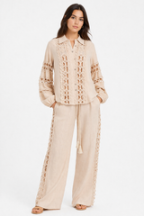 Beige Lace Set
