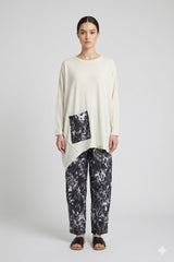 Printed Oversized Tunic Set
