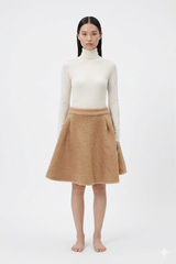 Textured Mini Skirt