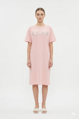 Pink Logo T-Shirt Dress