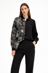 Split Print Shirt