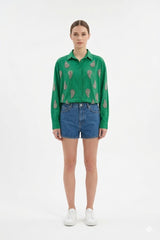 Paisley Green Shirt