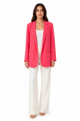 Fuchsia Tailored Blazer