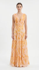 Peach Muse Maxi Dress