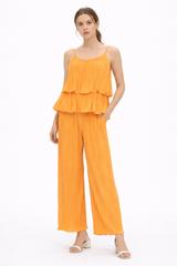 Orange Plissé Set