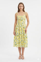 Lemon Print Dress