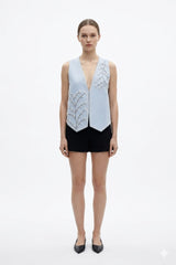 Noir Fleur Vest