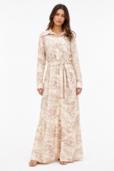 Toile de Jouy Maxi Dress