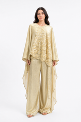 Gold Rosette Kimono Set