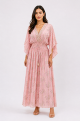 Paisley Silk-Look Maxi