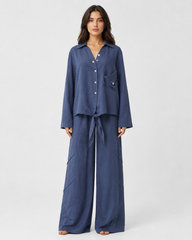 Indigo Tie Set