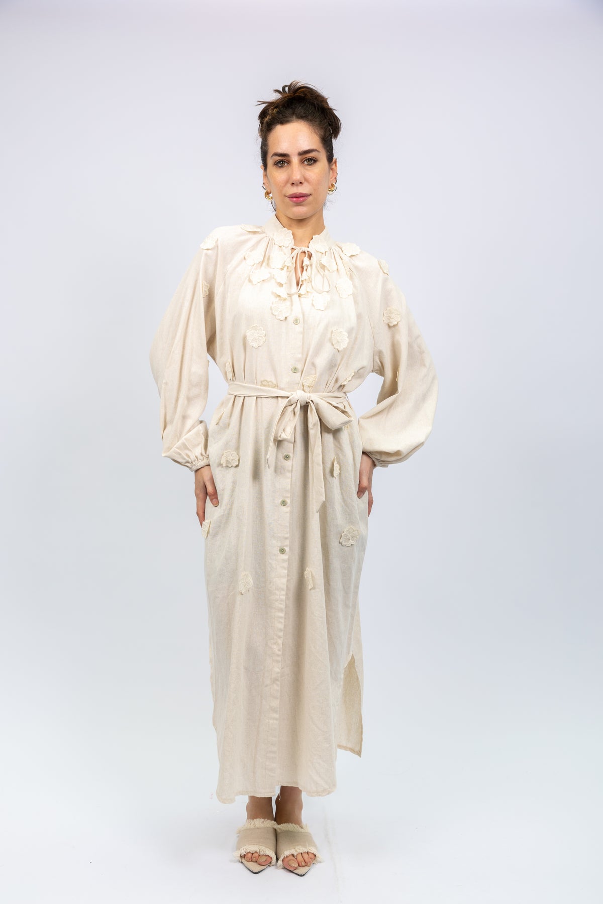 Belted Maxi Dress