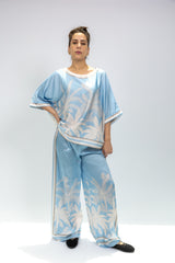 Sky Palm Printed Co-Ord Set