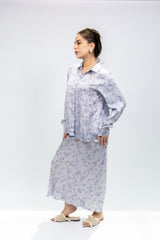 Floral Satin Lounge Set