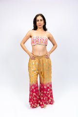 Golden Fuchsia Crochet Set