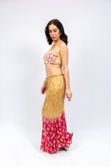 Golden Fuchsia Crochet Set