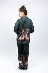 Emerald Paisley Printed Co-Ord Set