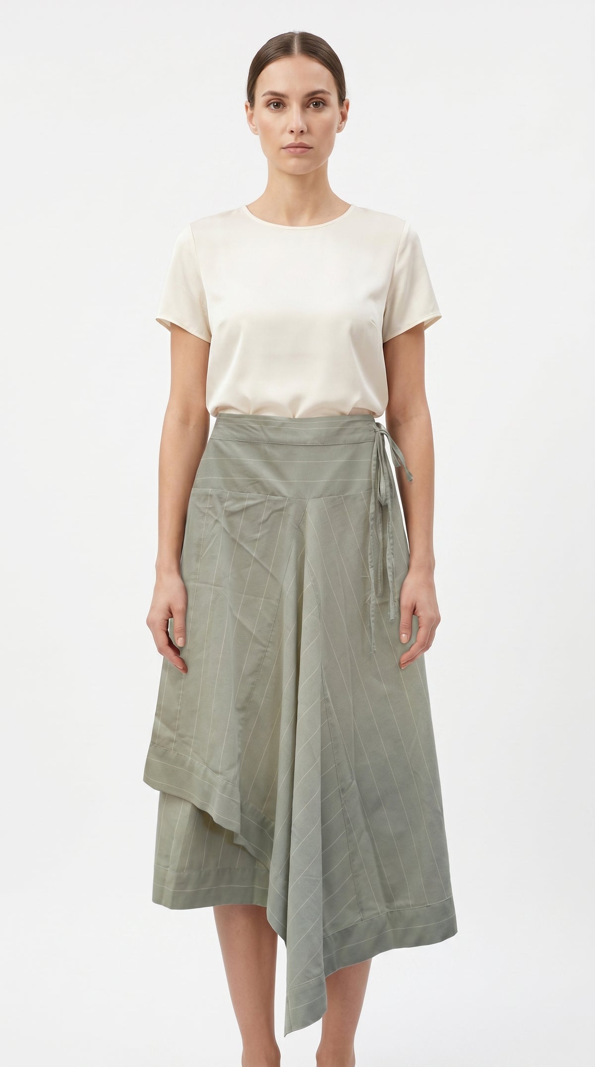 Sage Wrap Skirt