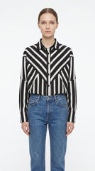 Monochrome Stripe Shirt