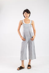 Striped Grey Jumpsuit