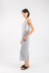 Striped Grey Jumpsuit