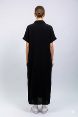 Black Relaxed Maxi Dress