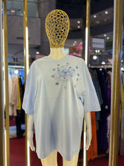 amina abutaleb- Tassel Shine Shirt