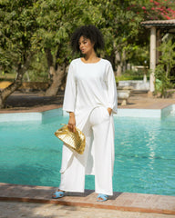 Cutout white summer set