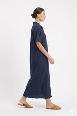 Navy Relaxed Maxi Dress