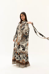 Safy nadim-Flowy dress_black