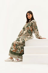 Safy nadim-Olive Mirage dress_ Olive