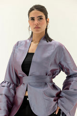 Safy nadim-Classic Mist Jacket_Gray
