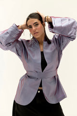 Safy nadim-Classic Mist Jacket_Gray