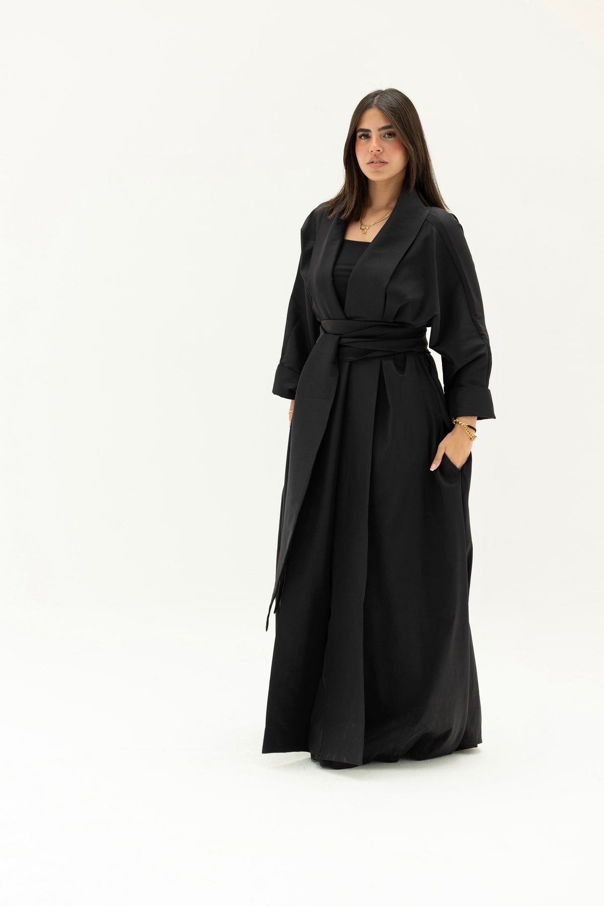 Safy nadim-Royal Drape_Black