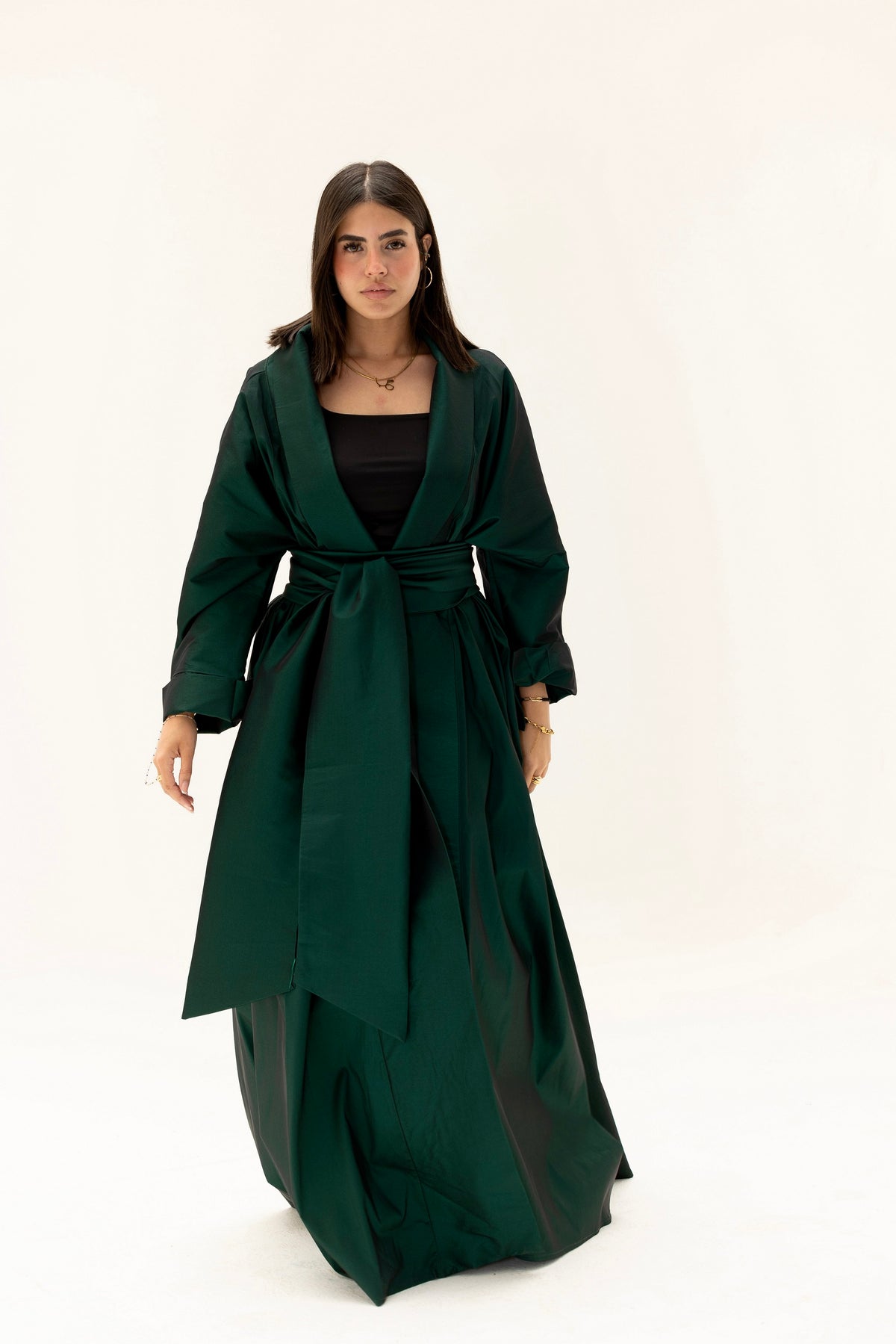 Safy nadim-Royal Drape_Teal