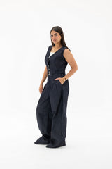 Safy nadim-Double Denim set_Navy